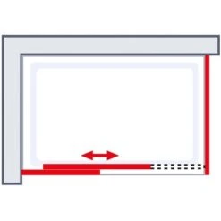 Schulte ExpressPlus Set Duschkabinen Mit Duschwanne MasterClass Links 200x120cm -Dusche Geschäft 4060991056932 2053 6 1