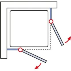 Schulte ExpressPlus Set Eckeinstieg AlexaStyle2.0 Mit Duschwanne 192x80cm -Dusche Geschäft 4060991056994 2053 6