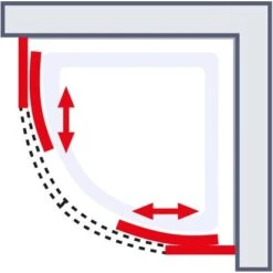 Schulte ExpressPlus Wellnesskabine Rhodos Mit Schiebetür Alu Natur 225x85x85cm -Dusche Geschäft 4060991057212 2053 6