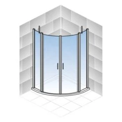 Schulte ExpressPlus Runddusche AlexaStyle2.0 90 X90 X 192 Cm Mit Radius: 550 Mm -Dusche Geschäft 4060991064067 2053 7 5