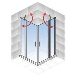 Schulte ExpressPlus Eckeinstieg AlexaStyle2.090 X 90 X 192 Cm 4-teilig 12 Schulte ExpressPlus Eckeinstieg AlexaStyle2.090 X 90 X 192 Cm 4-teilig -Dusche Geschäft 4060991064074 2053 4 5
