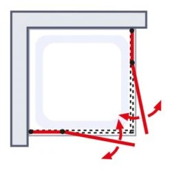 Schulte ExpressPlus Eckeinstieg AlexaStyle2.090 X 90 X 192 Cm 4-teilig 11 Schulte ExpressPlus Eckeinstieg AlexaStyle2.090 X 90 X 192 Cm 4-teilig -Dusche Geschäft 4060991064074 2053 4 6