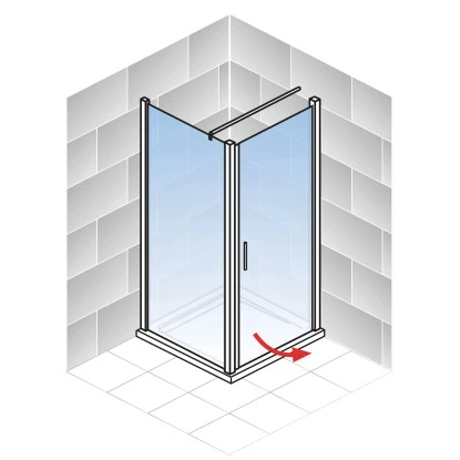 Schulte Sunny Drehtür Mit Seitenwand 90 X 80 X 180 Cm Weiß 8 Schulte Sunny Drehtür Mit Seitenwand 90 X 80 X 180 Cm Weiß – Bild 6