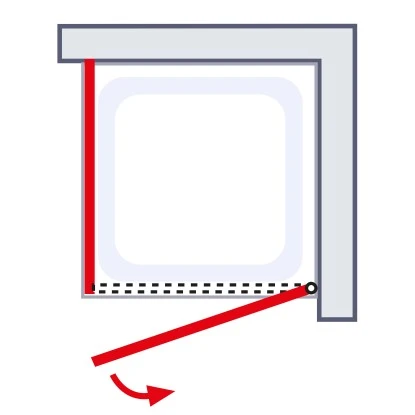 Schulte Sunny Drehtür Mit Seitenwand 90 X 80 X 180 Cm Weiß 7 Schulte Sunny Drehtür Mit Seitenwand 90 X 80 X 180 Cm Weiß – Bild 5
