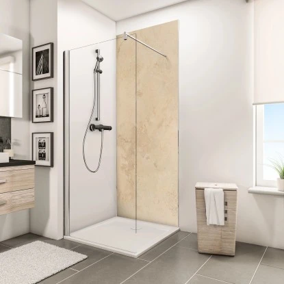 Schulte ExpressPlus DecoDesign Duschrückwand Kalkstein 210x100cm 4 Schulte ExpressPlus DecoDesign Duschrückwand Kalkstein 210x100cm – Bild 2