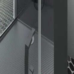 Schulte ExpressPlus Komplettdusche-Schiebetür Bali Mattschwarz 215 Cm X 115 Cm 21 Schulte ExpressPlus Komplettdusche-Schiebetür Bali Mattschwarz 215 Cm X 115 Cm -Dusche Geschäft 4060991074998 2053 CU 09