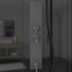 Schulte ExpressPlus Komplettdusche-Schiebetür Bali Mattschwarz 215 Cm X 115 Cm 23 Schulte ExpressPlus Komplettdusche-Schiebetür Bali Mattschwarz 215 Cm X 115 Cm -Dusche Geschäft 4060991074998 2053 CU 10