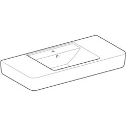 Geberit Aufsatzwaschbecken Renova Plan 100 Cm KeraTect 8 Geberit Aufsatzwaschbecken Renova Plan 100 Cm KeraTect -Dusche Geschäft 4123 125100600 Perspective