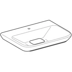 Geberit Waschbecken MyDay 65 Cm Weiß KeraTect -Dusche Geschäft 4123 125465600 Perspective