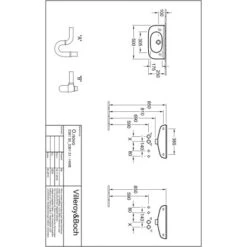 Villeroy & Boch Handwaschbecken Compact O.Novo 50 Cm Weiß Seitl. Hahnl. Mit ÜL 5 Villeroy & Boch Handwaschbecken Compact O.Novo 50 Cm Weiß Seitl. Hahnl. Mit ÜL -Dusche Geschäft 4123 vbtz 536150 536151 5
