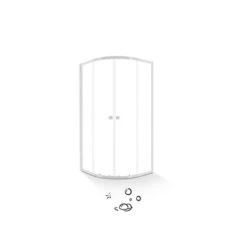 Baliv Duschkabine DUK-80.20R 80 Cm X 80 Cm Chrom -Dusche Geschäft 4250312107720 S03 080720 L