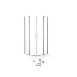 Baliv Duschkabine DUK-90.50E 90 Cm X 90 Cm Chrom -Dusche Geschäft 4250312107799 S03 080720 L