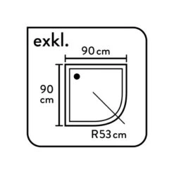Baliv Duschkabine DUK-90.50R 90 Cm X 90 Cm Chrom 18 Baliv Duschkabine DUK-90.50R 90 Cm X 90 Cm Chrom -Dusche Geschäft 4250312107805 WEB03 270521