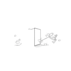 Baliv Duschabtrennung Walk-In DUK-120.81 120 Cm X 195 Cm Schwarz -Dusche Geschäft 4250312110997 S02 080720 L