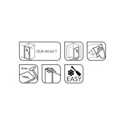 Baliv Seitenwand Für Duschkabine DUK-80.60W 80 Cm X 195 Cm Chrom 22 Baliv Seitenwand Für Duschkabine DUK-80.60W 80 Cm X 195 Cm Chrom -Dusche Geschäft 4250312111062 WEB02 270521