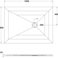 Ottofond Duschwanne Strato 100 Cm X 80 Cm X 2,4 Cm Weiß 9 Ottofond Duschwanne Strato 100 Cm X 80 Cm X 2,4 Cm Weiß -Dusche Geschäft 440896 3209 4