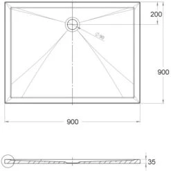 Ottofond Duschwanne Memphis 90 Cm X 90 Cm X 3,5 Cm Weiß 9 Ottofond Duschwanne Memphis 90 Cm X 90 Cm X 3,5 Cm Weiß -Dusche Geschäft 441013 3209 4