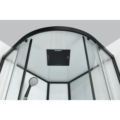 Sanotechnik Komplettduschkabine Sky 1 CL73 Schwarz 5 Sanotechnik Komplettduschkabine Sky 1 CL73 Schwarz – Bild 3