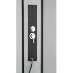 Sanotechnik Komplettduschkabine Sky 2 CL74 Schwarz -Dusche Geschäft 447531 4633 5