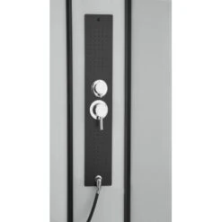 Sanotechnik Komplettduschkabine Sky 3 CL75 Schwarz -Dusche Geschäft 447532 4633 6