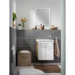 Fackelmann Keramik-Waschbecken 55 Cm Milano Weiß -Dusche Geschäft 480520 3254 2