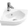 Villeroy & Boch Eck-Handwaschbecken Subway 2.0 32cm Alpinweiß Mit HL O. ÜL CPlus -Dusche Geschäft 501689 4123 vbb d 731945 1