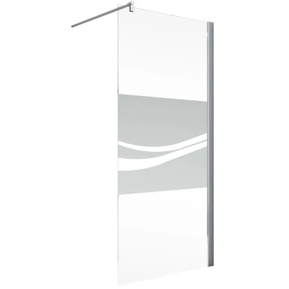 Schulte Duschwand Walk In Alexa Style 2.0 Chromoptik Dekor Liane 100 Cm 4 Schulte Duschwand Walk In Alexa Style 2.0 Chromoptik Dekor Liane 100 Cm – Bild 2