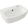 AquaSu MinoLa Handwaschbecken 36 Cm Weiß -Dusche Geschäft 519102 3711 1