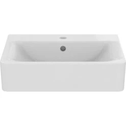 Ideal Standard Waschtisch Connect Cube 55 X 46 Cm 1 Hahnloch Mit Überlauf Weiß -Dusche Geschäft 539483 3049 3