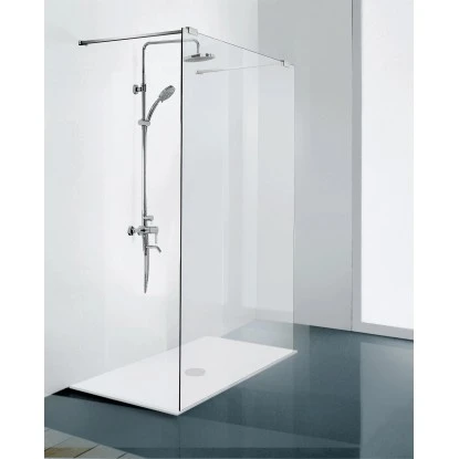 Sanotechnik Duschtrennwand Elegance Mit Teleskophalterung 195 Cm X 120 Cm Chrom 4 Sanotechnik Duschtrennwand Elegance Mit Teleskophalterung 195 Cm X 120 Cm Chrom – Bild 2