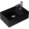 Villeroy & Boch Boch Handwaschbecken Memento 40 Cm Glossy Black Mit CeramicPlus -Dusche Geschäft 55 4123 vbb d 53334g black