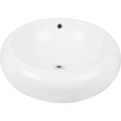 AquaSu AmOro Aufsatz-Waschbecken 52 Cm Weiß