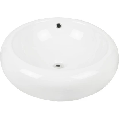 AquaSu AmOro Aufsatz-Waschbecken 52 Cm Weiß 3 AquaSu AmOro Aufsatz-Waschbecken 52 Cm Weiß