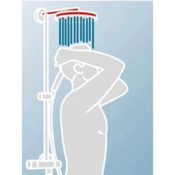 Schulte DuschMaster Rain Mit Einhebelmischer Rund BlackStyle -Dusche Geschäft 577661 2053 8