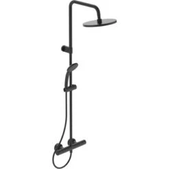 Ideal Standard Duschsystem Ceratherm T25 Mit Teleskopfunktion Silk Black