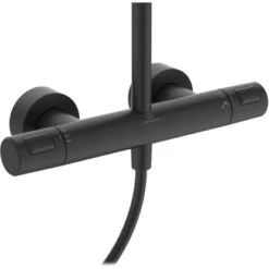 Ideal Standard Duschsystem Ceratherm T25 Kopfbrause 30 Cm Silk Black -Dusche Geschäft 611775 3049 3