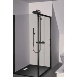 Ideal Standard Duschsystem Ceratherm T25 Kopfbrause 30 Cm Silk Black -Dusche Geschäft 611775 3049 5