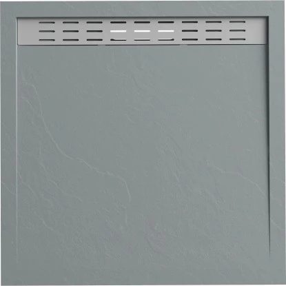 Verosan+ Duschplatte Mit Duschrinne Hellgrau 90 Cm X 90 Cm 3 Verosan+ Duschplatte Mit Duschrinne Hellgrau 90 Cm X 90 Cm