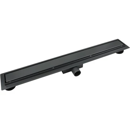 VerosanPro Duschrinne Nakia DR2 Komplettset Designrost Matt Dunkelgrau 80 Cm 3 VerosanPro Duschrinne Nakia DR2 Komplettset Designrost Matt Dunkelgrau 80 Cm