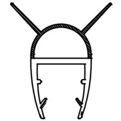 Dichtleiste Für Duschkabinen 2er-Set 8 Mm Glasstärke 15 Dichtleiste Für Duschkabinen 2er-Set 8 Mm Glasstärke -Dusche Geschäft 702407 4633 4