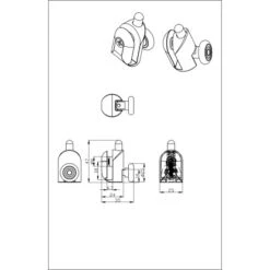 Einzelrolle Für Duschkabinen 4er-Set 4-5 Mm Glasstärke 9 Einzelrolle Für Duschkabinen 4er-Set 4-5 Mm Glasstärke -Dusche Geschäft 702414 4633 2