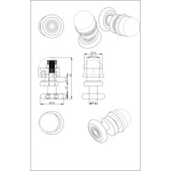 Einzelrolle Für Duschkabinen 4er-Set 4 Mm Glasstärke 11 Einzelrolle Für Duschkabinen 4er-Set 4 Mm Glasstärke -Dusche Geschäft 702422 4633 3