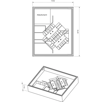 Duschwannenträger Für Ottofond Samos 90 Cm X 75 Cm 4 Duschwannenträger Für Ottofond Samos 90 Cm X 75 Cm – Bild 2