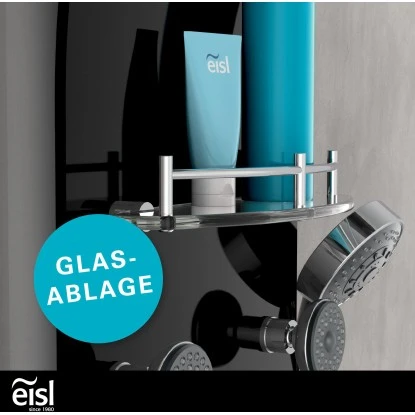 Eisl Duschpaneel Karibik 3 In 1 Mit Regendusche Sechs Massagedüsen Schwarz 12 Eisl Duschpaneel Karibik 3 In 1 Mit Regendusche Sechs Massagedüsen Schwarz – Bild 10