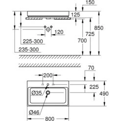 Grohe Aufsatzwaschbecken Cube Keramik 80 Cm Alpinweiß Hahnloch Überl. PureGuard 7 Grohe Aufsatzwaschbecken Cube Keramik 80 Cm Alpinweiß Hahnloch Überl. PureGuard -Dusche Geschäft 778996 4520 3