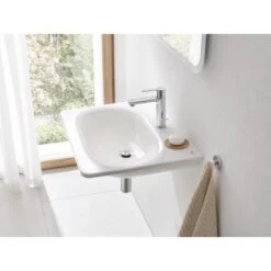 Grohe Waschtisch Essence 60 Cm Alpinweiß Mit Hahnloch Und Überlauf PureGuard -Dusche Geschäft 779011 4520 2