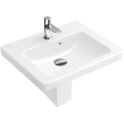 Villeroy & Boch Handwaschbecken Subway 2.0 45 Cm Star White Mit Hahnloch