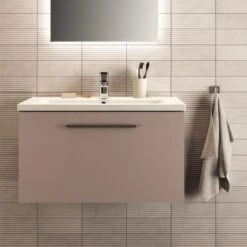 Ideal Standard Möbelwaschtisch I.life S 81 Cm Weiß 15 Ideal Standard Möbelwaschtisch I.life S 81 Cm Weiß -Dusche Geschäft 8014140491668 3049 AB 06