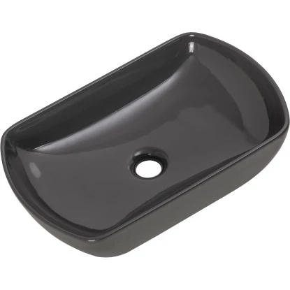 Fackelmann Aufsatzbecken Oval 50 Cm Grau 3 Fackelmann Aufsatzbecken Oval 50 Cm Grau