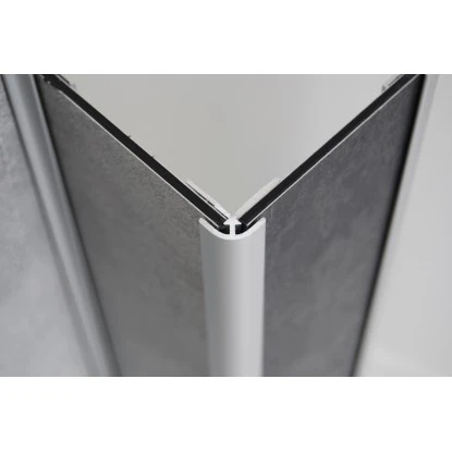 Hüppe Wandverkleidung EasyStyle BxH: 150 Cm X 255 Cm Peafowl Grau 6 Hüppe Wandverkleidung EasyStyle BxH: 150 Cm X 255 Cm Peafowl Grau – Bild 4